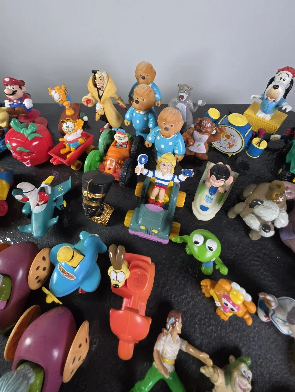 Vintage Fast Food Promotional And Cartoon Character Toys 56 Pieces